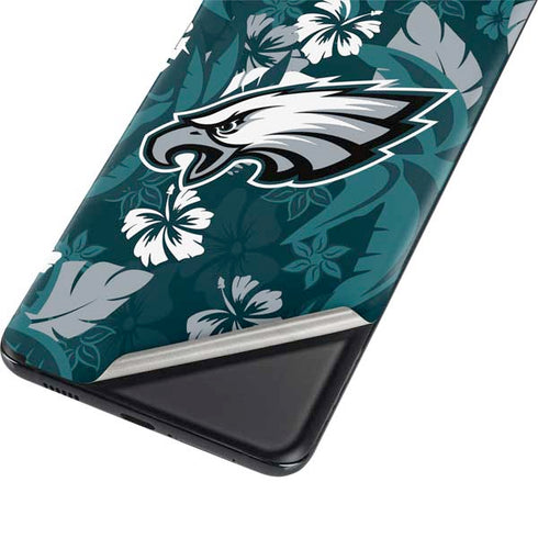 NFL Philadelphia Eagles Tropical Print Galaxy S21 Plus 5G Skin