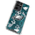 NFL Philadelphia Eagles Tropical Print Galaxy S21 Ultra 5G Clear Case