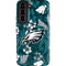 NFL Philadelphia Eagles Tropical Print Galaxy S22 Pro Case