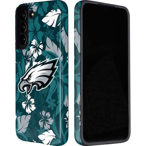 NFL Philadelphia Eagles Tropical Print Galaxy S22 Pro Case