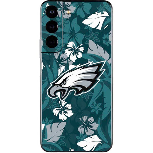 NFL Philadelphia Eagles Tropical Print Galaxy S22 Skin