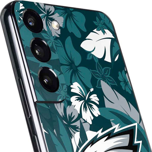 NFL Philadelphia Eagles Tropical Print Galaxy S22 Skin