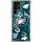 NFL Philadelphia Eagles Tropical Print Galaxy S22 Ultra Clear Case