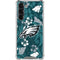 NFL Philadelphia Eagles Tropical Print Galaxy S23 Plus Clear Case