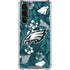 NFL Philadelphia Eagles Tropical Print Galaxy S23 Plus Clear Case
