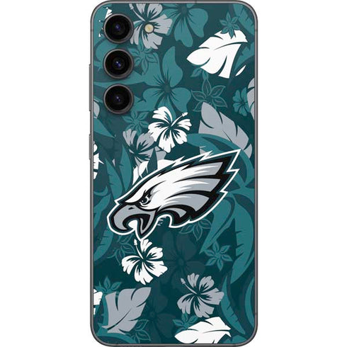 NFL Philadelphia Eagles Tropical Print Galaxy S23 Plus Skin