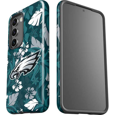NFL Philadelphia Eagles Tropical Print Galaxy S23 Pro Case