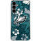 NFL Philadelphia Eagles Tropical Print Galaxy S24 Plus Clear Case