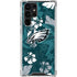 NFL Philadelphia Eagles Tropical Print Galaxy S24 Ultra Clear Case