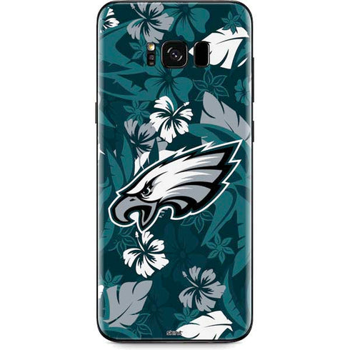 NFL Philadelphia Eagles Tropical Print Galaxy S8 Plus Skin
