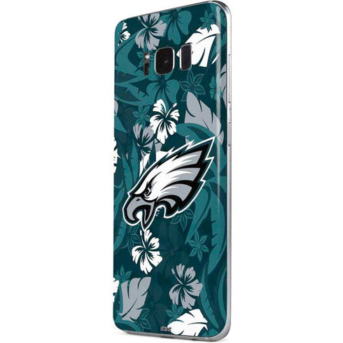 NFL Philadelphia Eagles Tropical Print Galaxy S8 Skin