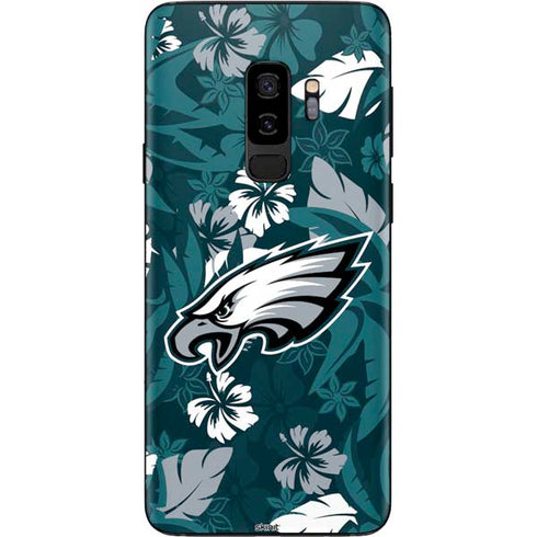 NFL Philadelphia Eagles Tropical Print Galaxy S9 Plus Skin