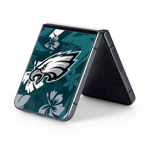 NFL Philadelphia Eagles Tropical Print Galaxy Z Flip5 5G Skin