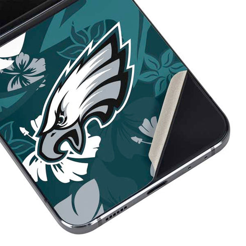 NFL Philadelphia Eagles Tropical Print Galaxy Z Flip5 5G Skin