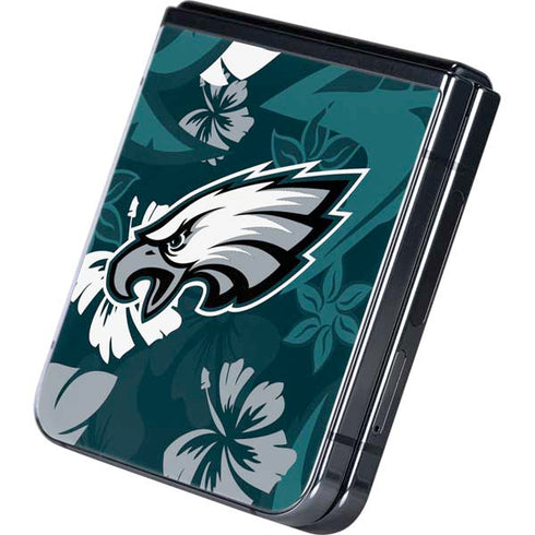 NFL Philadelphia Eagles Tropical Print Galaxy Z Flip5 5G Skin