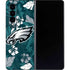 NFL Philadelphia Eagles Tropical Print Galaxy Z Fold4 5G Skin