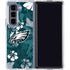 NFL Philadelphia Eagles Tropical Print Galaxy Z Fold5 5G Clear Case