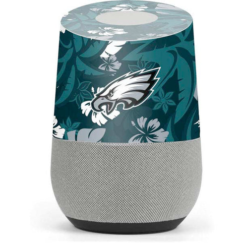 NFL Philadelphia Eagles Tropical Print Google Home Skin