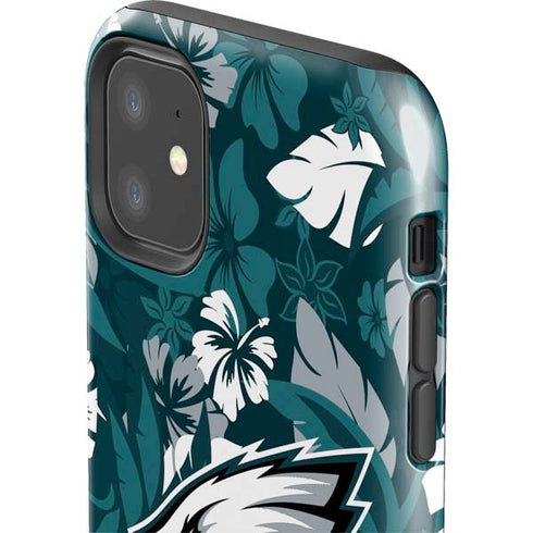 NFL Philadelphia Eagles Tropical Print iPhone 11 Impact Case