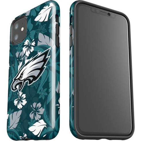 NFL Philadelphia Eagles Tropical Print iPhone 11 Impact Case