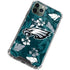 NFL Philadelphia Eagles Tropical Print iPhone 11 Pro Max Clear Case