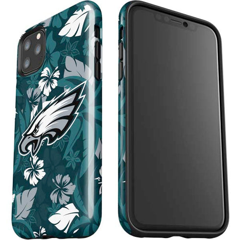 NFL Philadelphia Eagles Tropical Print iPhone 11 Pro Max Impact Case