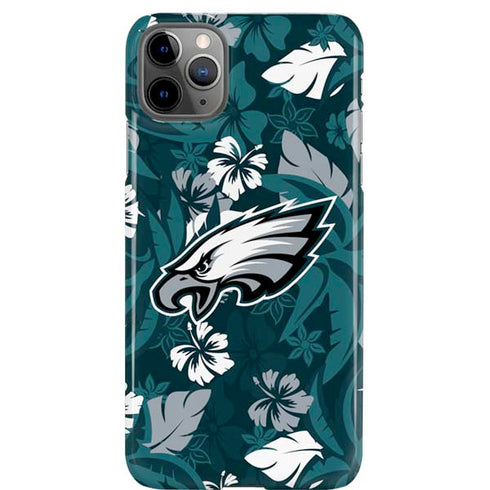 NFL Philadelphia Eagles Tropical Print iPhone 11 Pro Max Lite Case