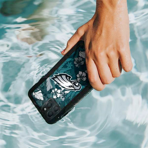 NFL Philadelphia Eagles Tropical Print iPhone 11 Pro Max Waterproof Case