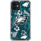 NFL Philadelphia Eagles Tropical Print iPhone 12 Clear Case