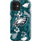 NFL Philadelphia Eagles Tropical Print iPhone 12 Impact Case