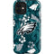 NFL Philadelphia Eagles Tropical Print iPhone 12 Mini Impact Case
