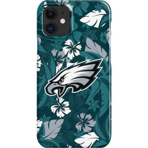 NFL Philadelphia Eagles Tropical Print iPhone 12 Mini Lite Case
