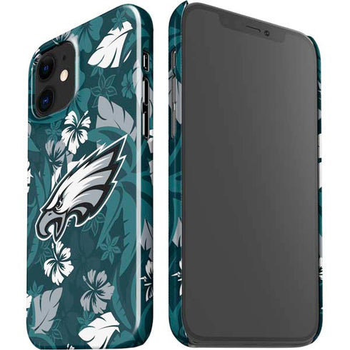 NFL Philadelphia Eagles Tropical Print iPhone 12 Mini Lite Case