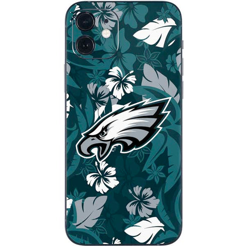 NFL Philadelphia Eagles Tropical Print iPhone 12 Mini Skin