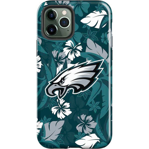 NFL Philadelphia Eagles Tropical Print iPhone 12 Pro Impact Case