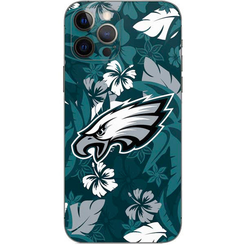NFL Philadelphia Eagles Tropical Print iPhone 12 Pro Skin
