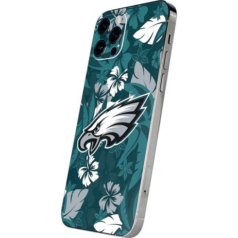 NFL Philadelphia Eagles Tropical Print iPhone 12 Pro Skin