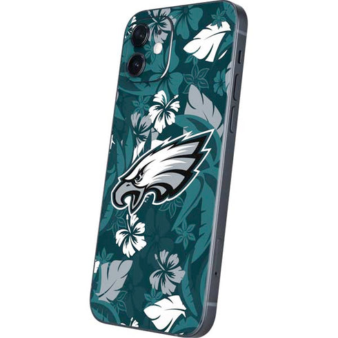 NFL Philadelphia Eagles Tropical Print iPhone 12 Skin