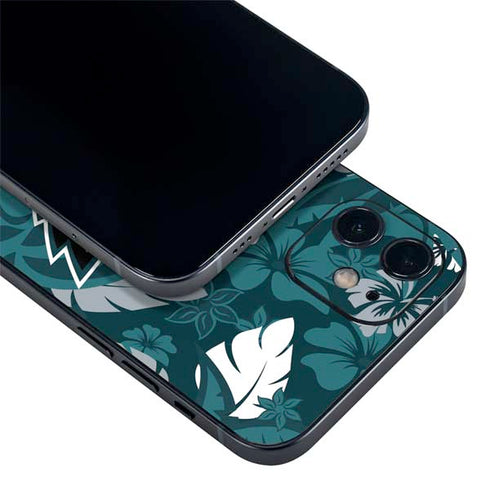 NFL Philadelphia Eagles Tropical Print iPhone 12 Skin