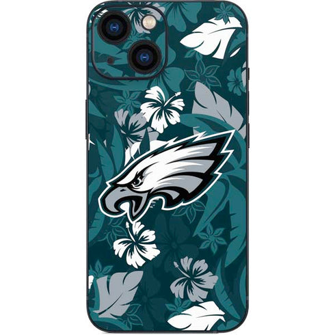 NFL Philadelphia Eagles Tropical Print iPhone 13 Mini Skin