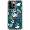 NFL Philadelphia Eagles Tropical Print iPhone 13 Pro Clear Case