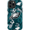 NFL Philadelphia Eagles Tropical Print iPhone 13 Pro Max Impact Case