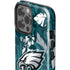 NFL Philadelphia Eagles Tropical Print iPhone 13 Pro Max Impact Case