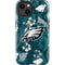 NFL Philadelphia Eagles Tropical Print iPhone 14 Plus Impact Case