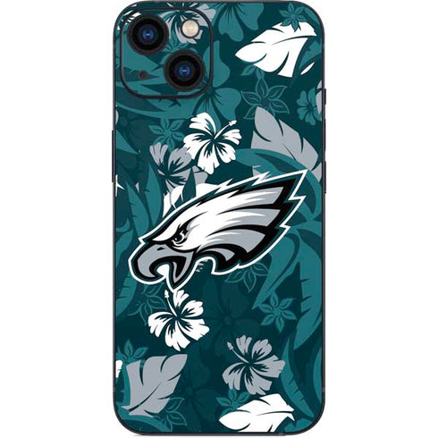 NFL Philadelphia Eagles Tropical Print iPhone 14 Plus Skin