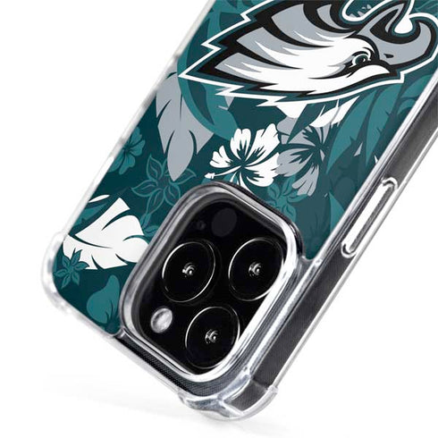 NFL Philadelphia Eagles Tropical Print iPhone 15 Pro MagSafe Case