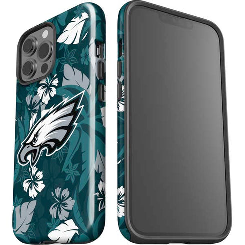 NFL Philadelphia Eagles Tropical Print iPhone 15 Pro Max Impact Case