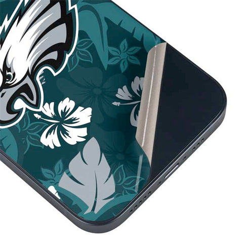 NFL Philadelphia Eagles Tropical Print iPhone 14 Skin