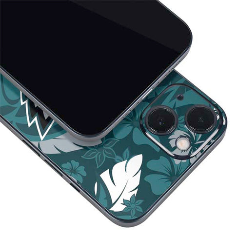NFL Philadelphia Eagles Tropical Print iPhone 14 Skin