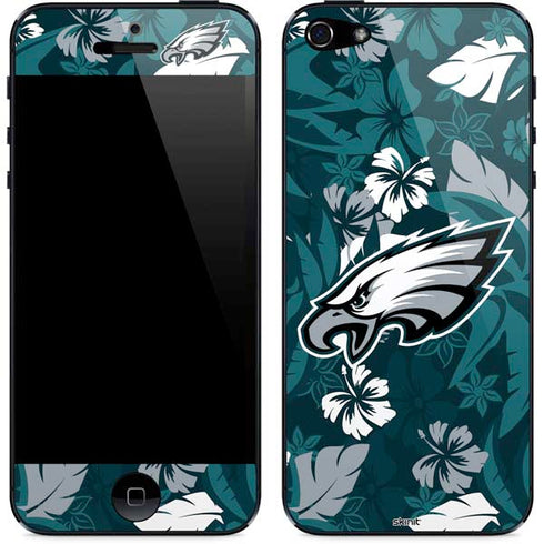 NFL Philadelphia Eagles Tropical Print iPhone 5/5s/5SE Skin